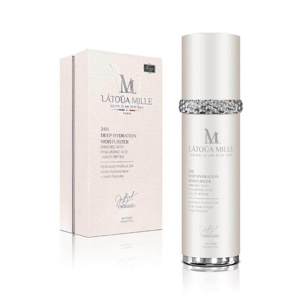 24H Deep Hydration Moisturizer - White and Silver